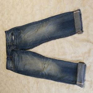 Gap Jeans Womens Size 27 Petite Original Fit Button Fly Blue Denim
